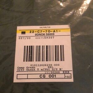 L.L. Bean Camp Green Short Sleeve Tee